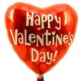 Valentine balloons - Happy Valentine's day balloon