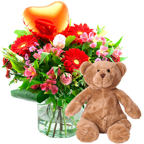 Valentijn Boeket Met Beer huismerk kopen in de aanbieding