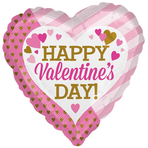 Happy Valentines Day Pinkgold huismerk kopen in de aanbieding