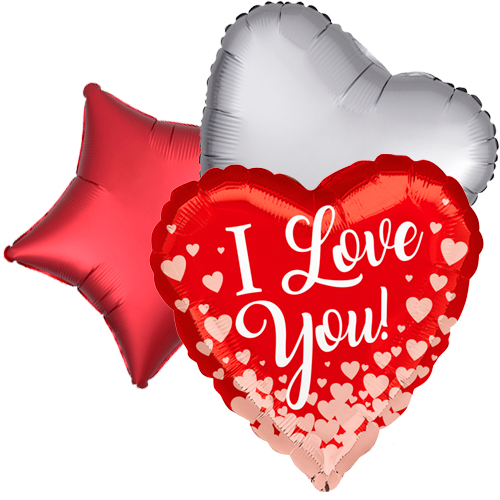 Ballonboeket i love you new 2021