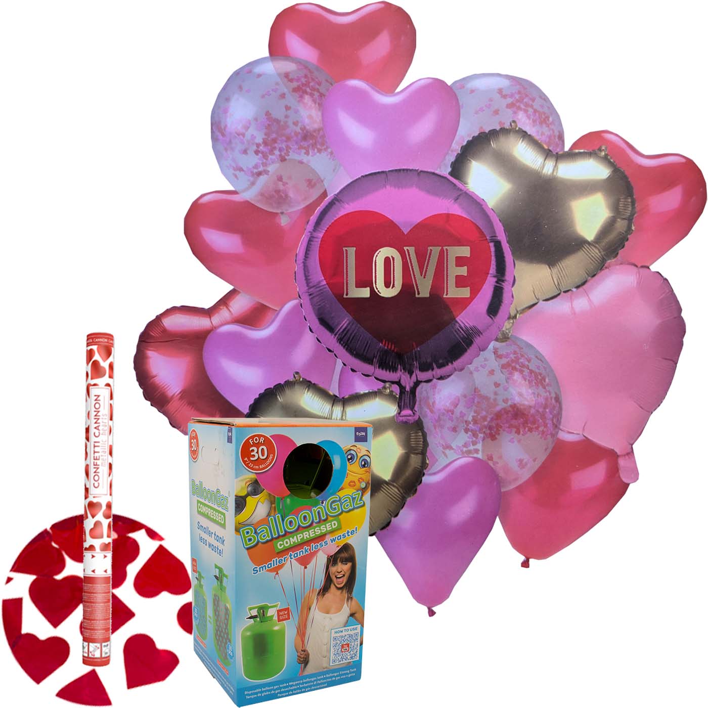 Herhaald Interpretatief bronzen Love is in the air valentijn ballon pakket